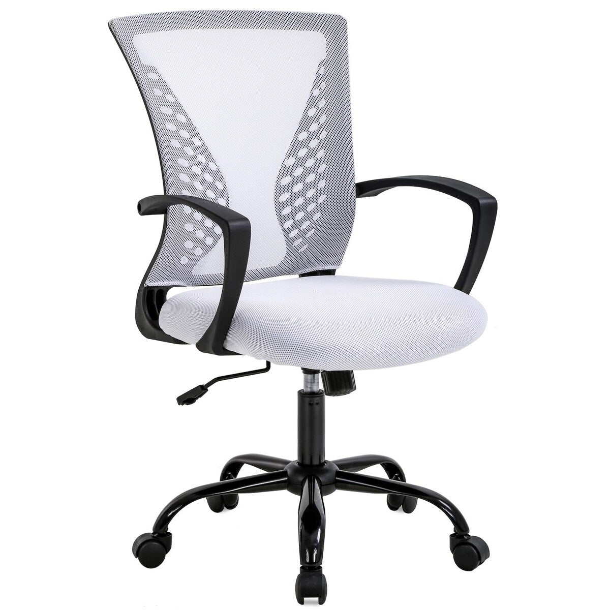Mesh Office Chair Ergonomic Desk Chair Computer Chair with Lumbar Support Armrest Rolling Swivel Task Mid Back Adjustable Chair