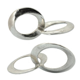 Metal 12" Circle Links, Silver 7.0"H - 11.5" x 7.0" x 7.0"