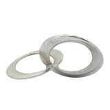 Metal 12" Circle Links, Silver 7.0"H - 11.5" x 7.0" x 7.0"