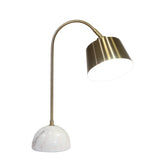 Metal 22" Desk Lamp, Brass 22.0"H - 17.0" x 7.25" x 22.0"