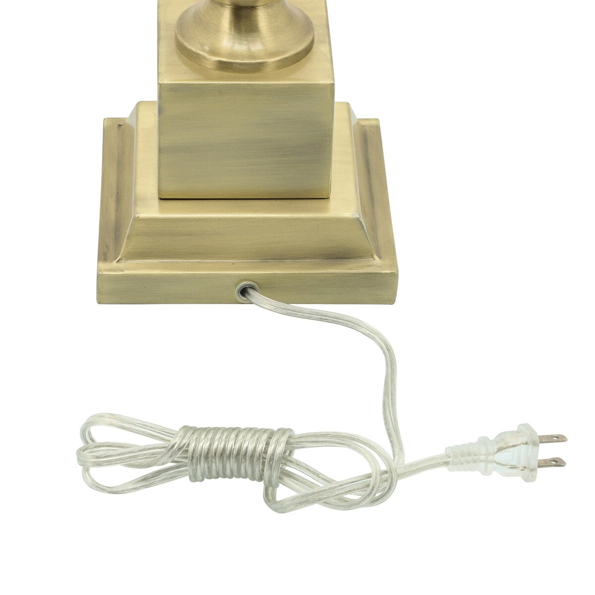 Metal 32" Table Lamp, Gold 28.37"H - 16.0" x 16.0" x 28.37"