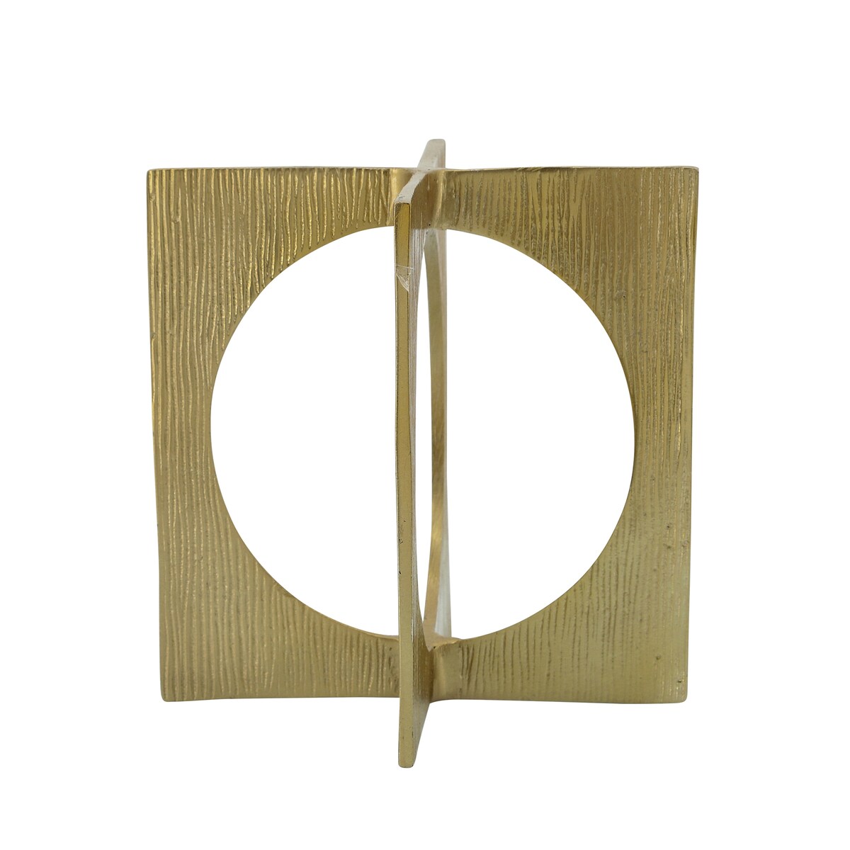 Metal 7" Linked Squares, Gold 7.0"H - 7.0" x 7.0" x 7.0"