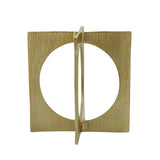 Metal 7" Linked Squares, Gold 7.0"H - 7.0" x 7.0" x 7.0"