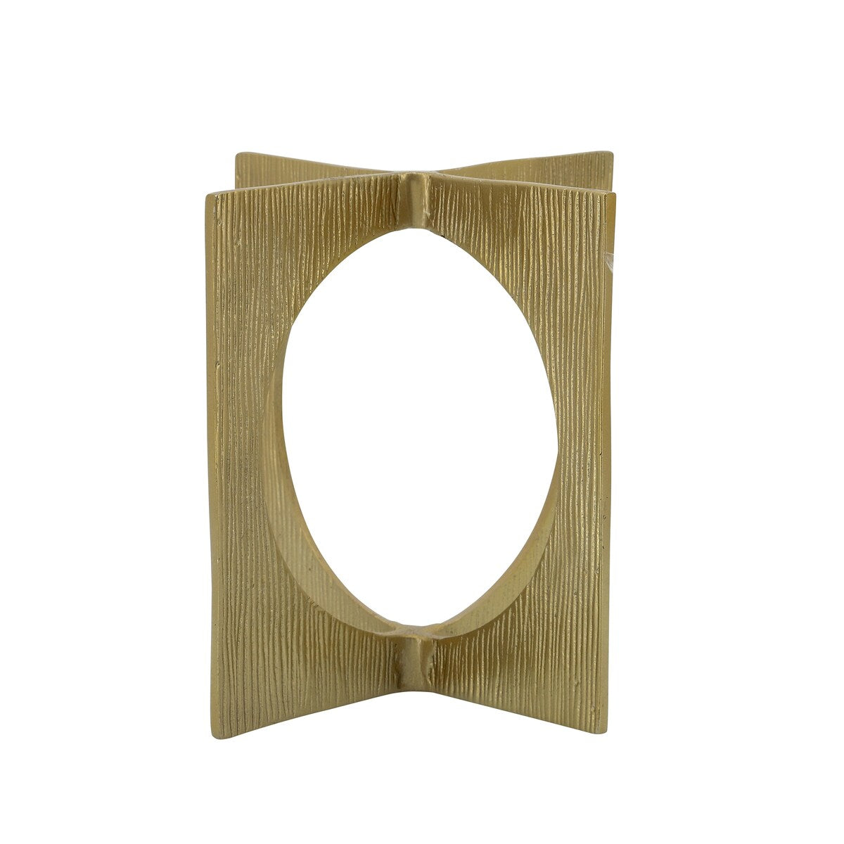 Metal 7" Linked Squares, Gold 7.0"H - 7.0" x 7.0" x 7.0"