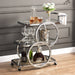 Metal Bar Cart Silver Bar Carts for the Home