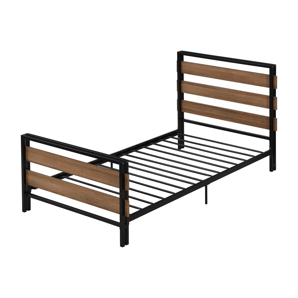 Metal Bed Frames Slat Support Platform Twin Beds