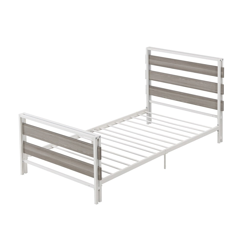 Metal Bed Frames Slat Support Platform Twin Beds