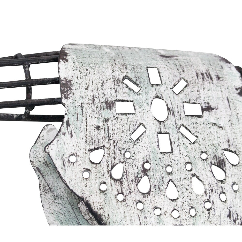 Metal Bull Animal Head Wall Decor - 16"H x 23"W x 3.5"D