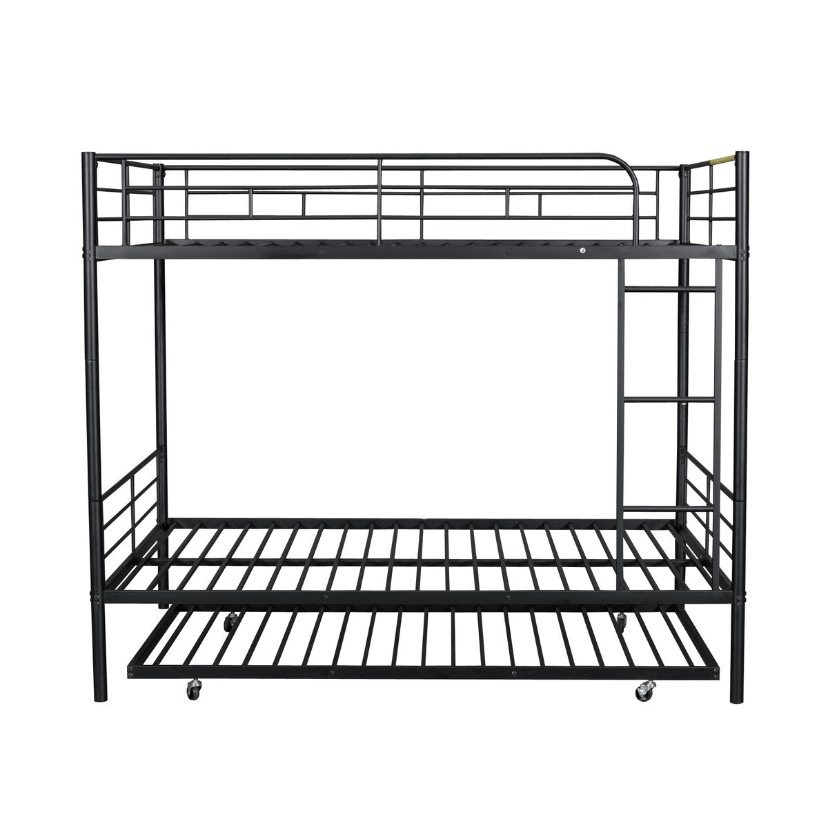 Metal Bunk Bed with Trundle