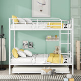 Metal Bunk Bed with Trundle
