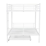 Metal Bunk Bed with Trundle