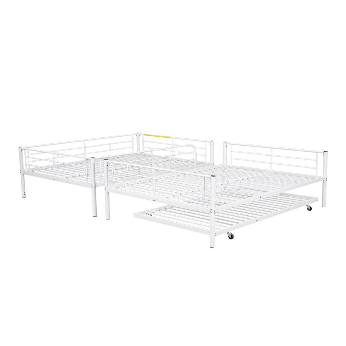 Metal Bunk Bed with Trundle