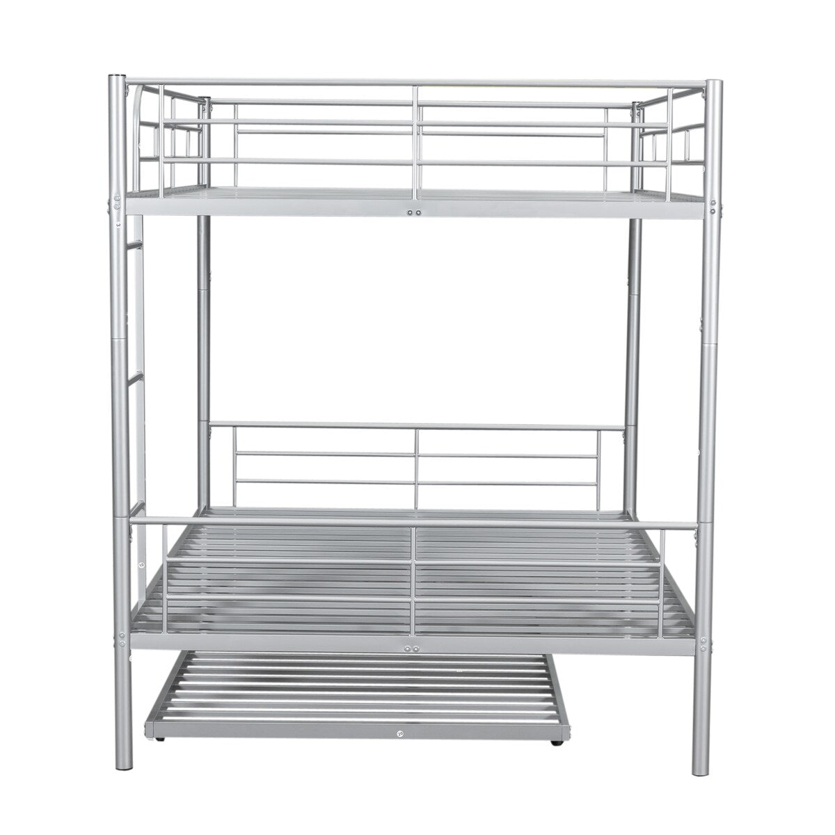 Metal Bunk Bed with Trundle