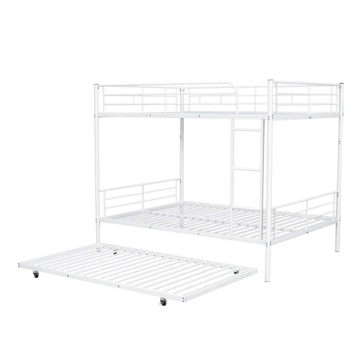 Metal Bunk Bed with Trundle