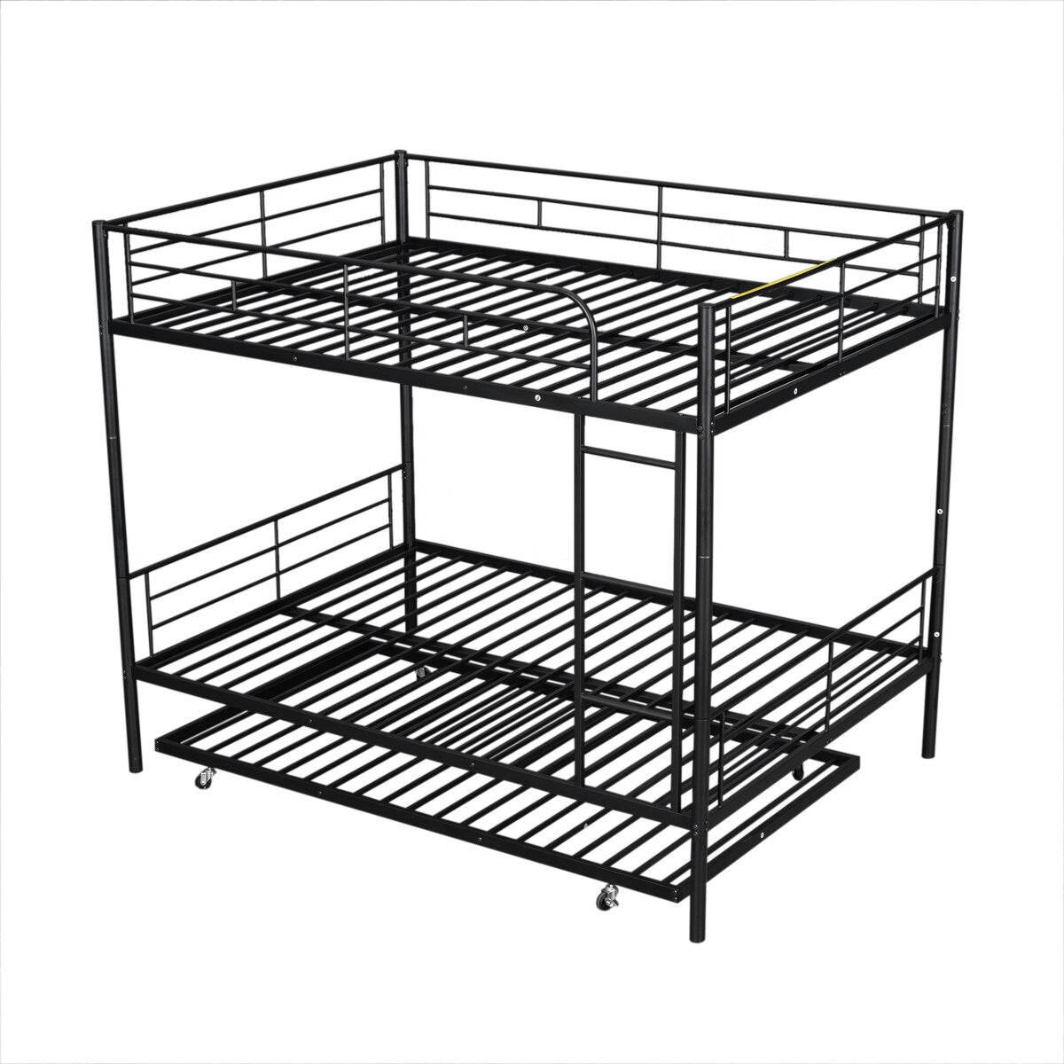 Metal Bunk Bed with Trundle