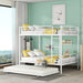 Metal Bunk Bed with Trundle