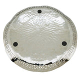 Metal Charger Plates With Hole Punched Design (Set of 4)