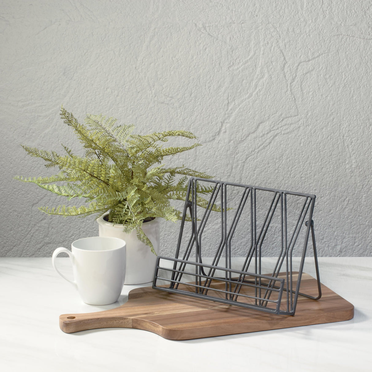Metal Diamond Cookbook Stand