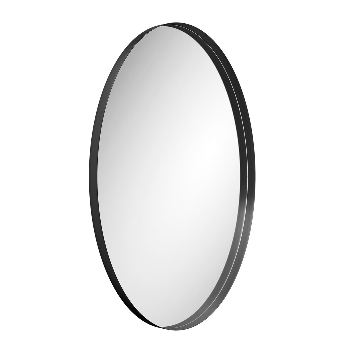 Metal Frame Oval Wall Mirror for Bathroom