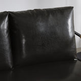 Faux Leather Upholstered Loveseat - 31.10 x 49.60 x 32.30