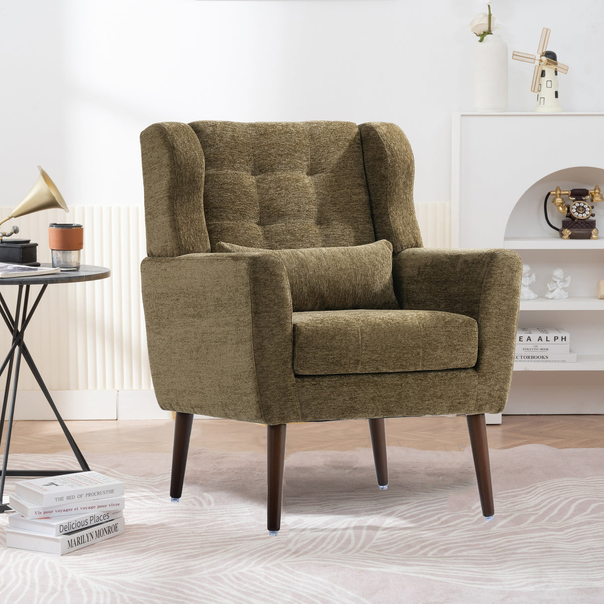 Faux Leather Upholstered Loveseat - 31.10 x 49.60 x 32.30