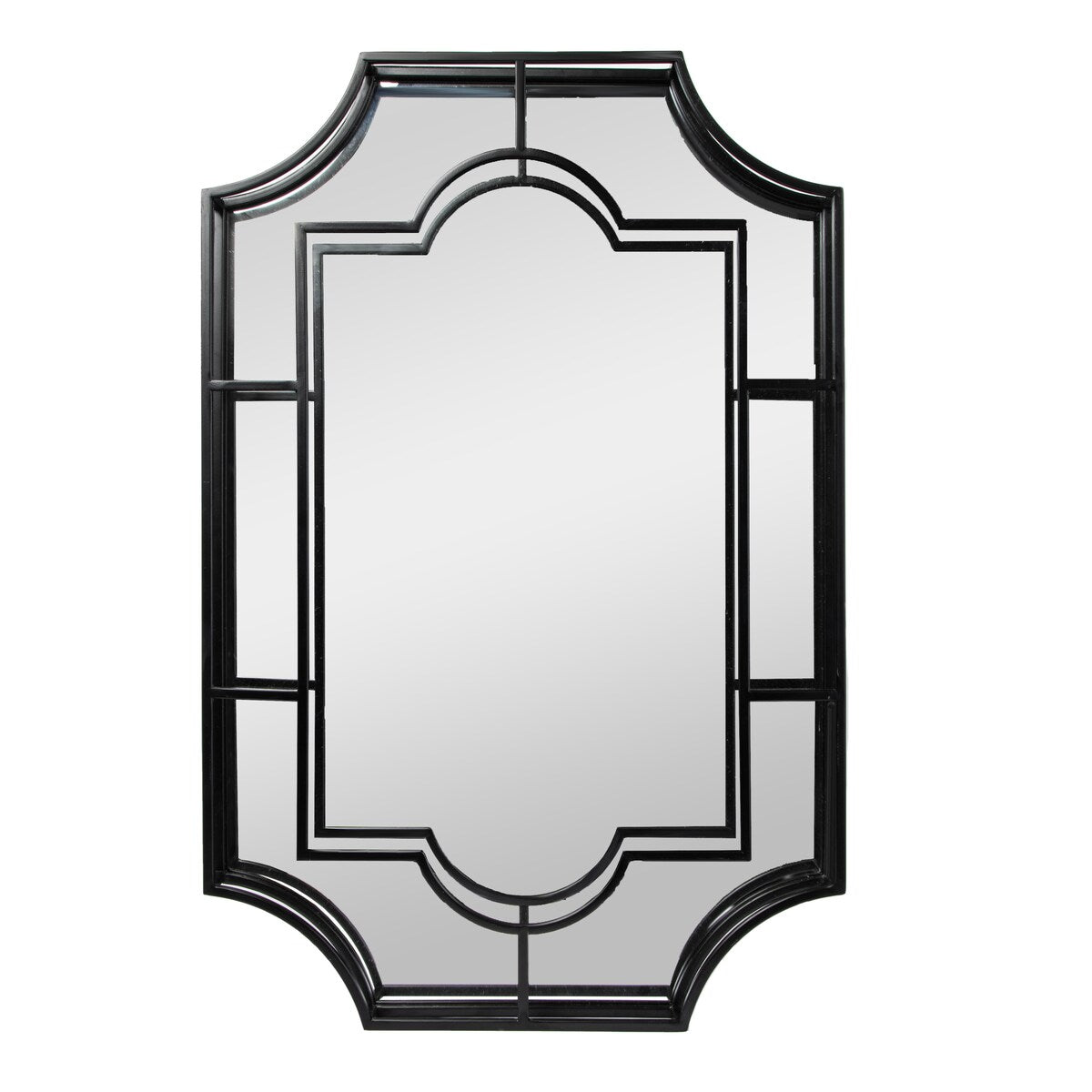 Metal Framed Wall Mirror - 23.8"L x 2.8"W x 35.9"H