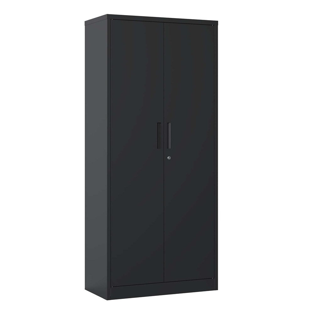 Metal Garage Storage Cabinet Tool Steel with Doors and 4 Shelves
