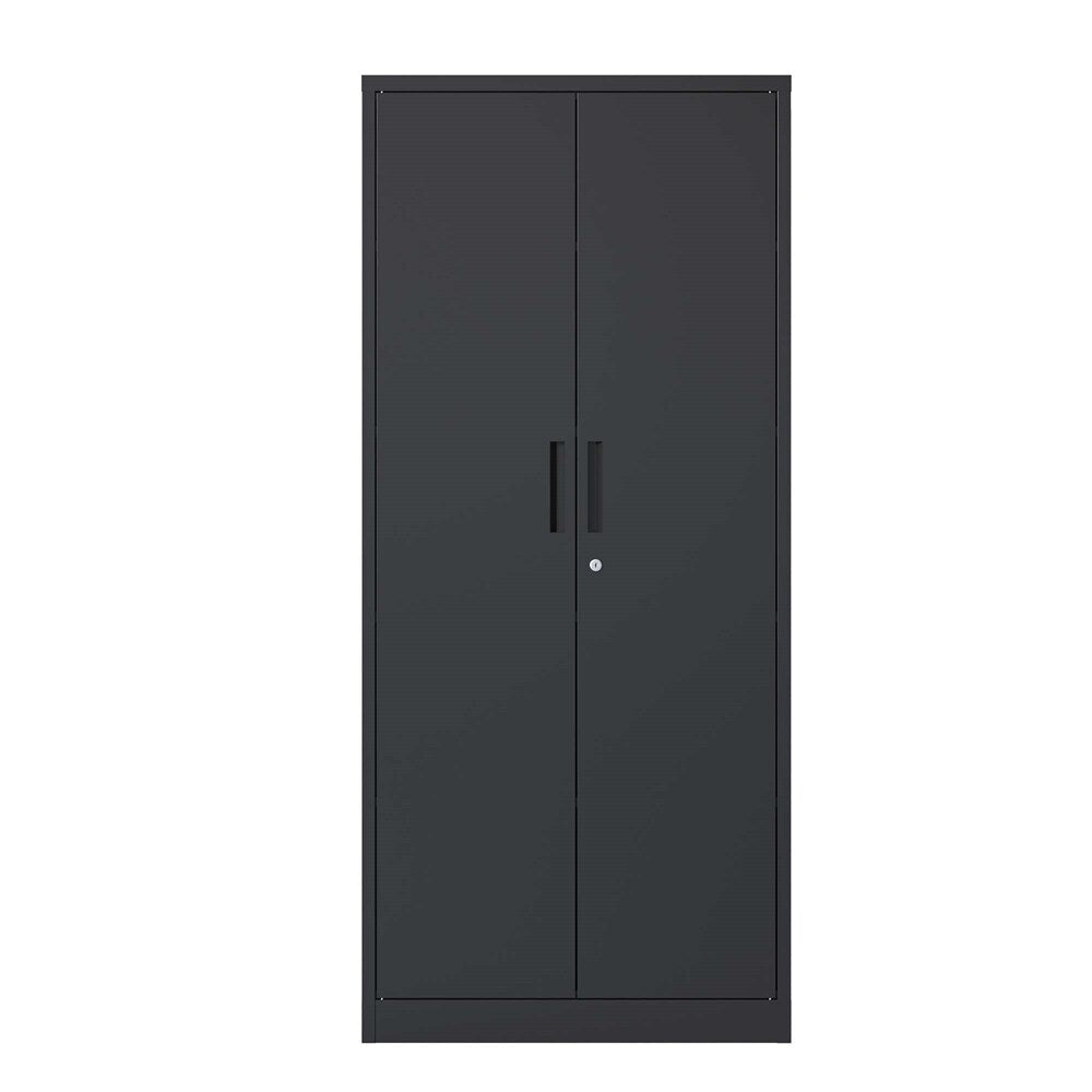 Metal Garage Storage Cabinet Tool Steel with Doors and 4 Shelves