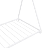 Metal House Platform Bed with Triangle Structure