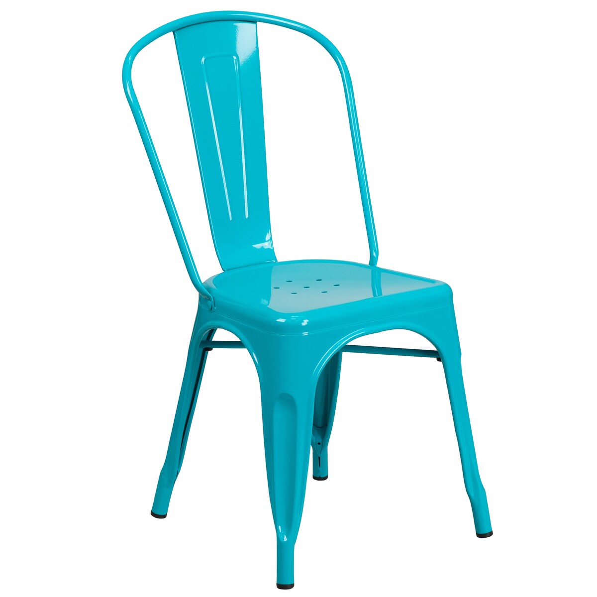 Metal Indoor-Outdoor Stackable Chair