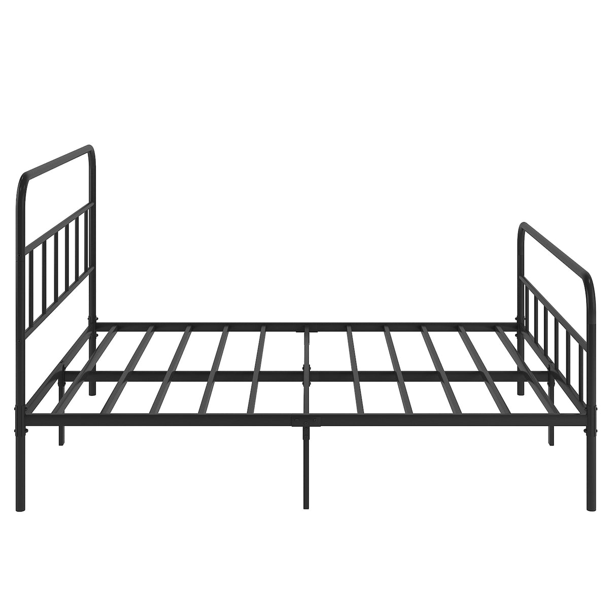 Metal Platform Bed Frame With Headboard, Sturdy Metal Frame, No Box Spring Needed(Queen)