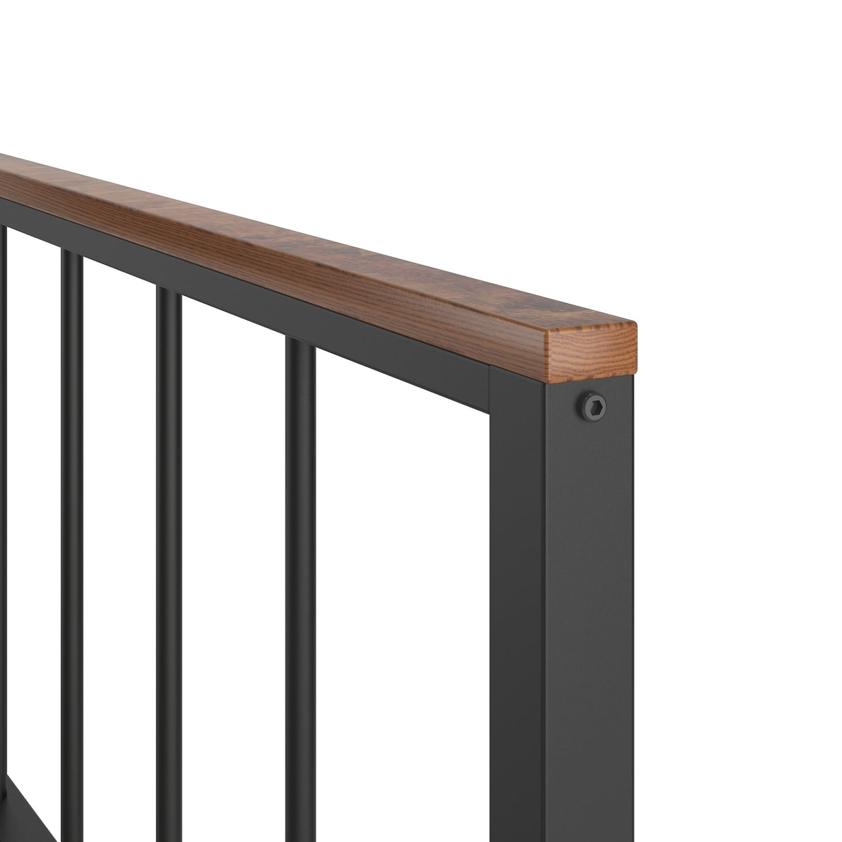 Metal Platform Bed frame with Headboard and Footboard,Sturdy Metal Frame