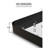 Metal Rectangles Wall Mirror - Black