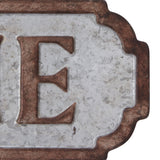 Metal Sign Welcome Wall Decor - Brown - Roche River Decor