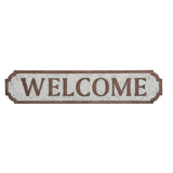 Metal Sign Welcome Wall Decor - Brown - Roche River Decor