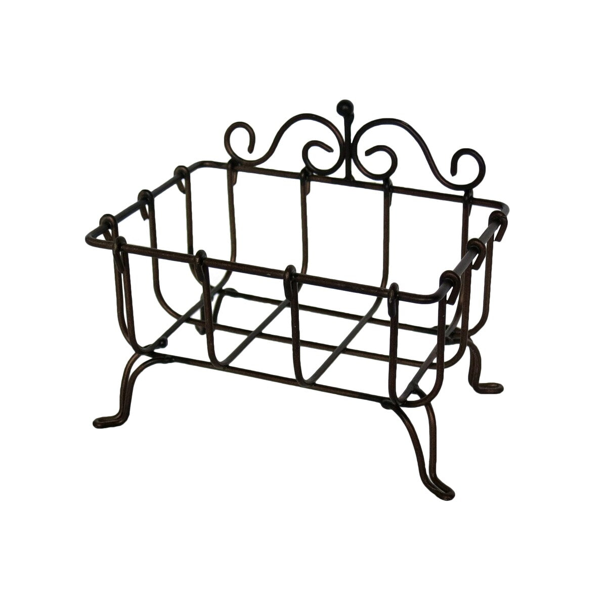 Metal Soap Holder with Natural Finish
