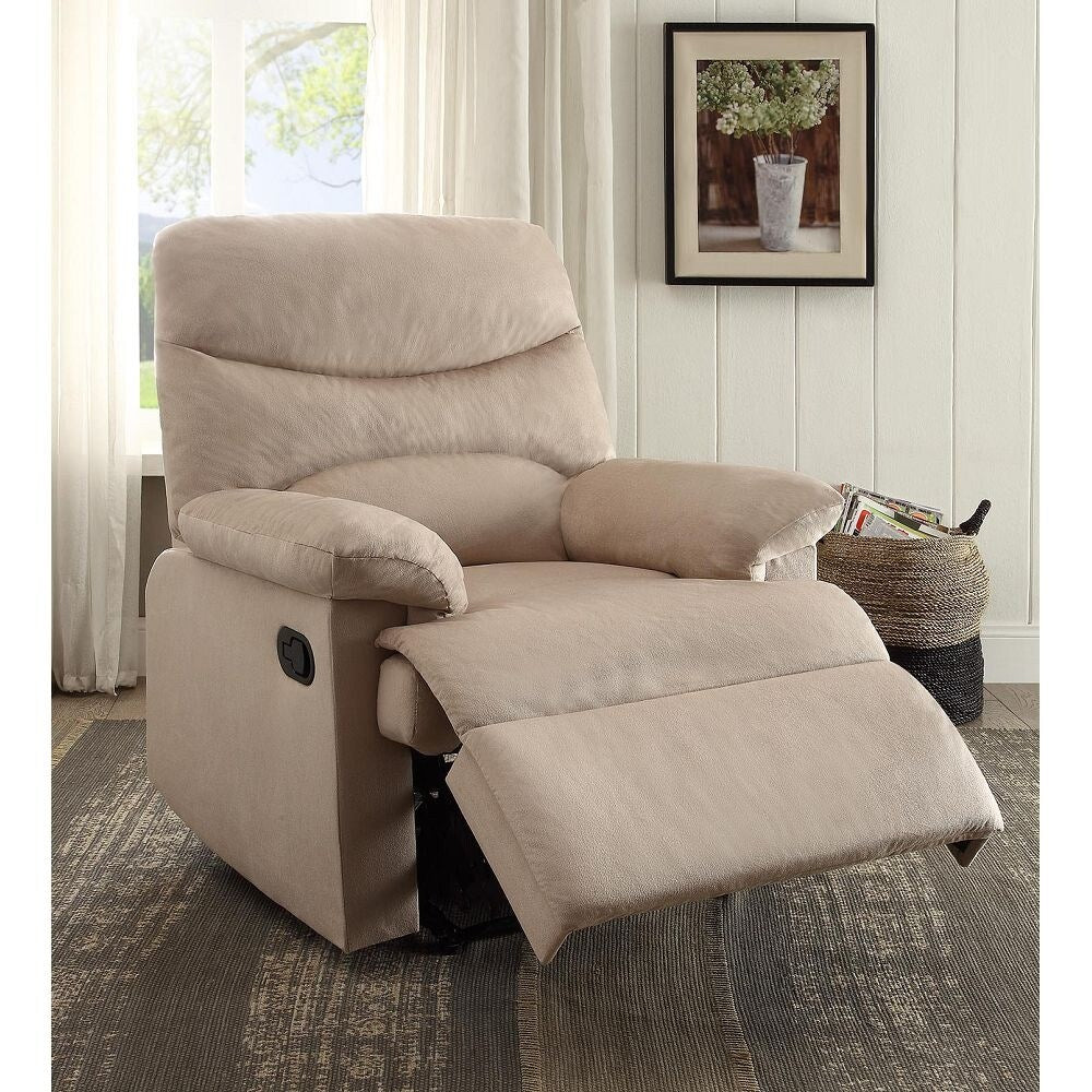 Metal Stand Recliner Arcadia Home Recliner (Motion) in Sage Microfiber