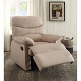 Metal Stand Recliner Arcadia Home Recliner (Motion) in Sage Microfiber