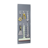 Metal Storage Cabinets, Cleaning Tool Cabinet with Locking Door, Tall Broom Tool Organizer and Storage, Large Storage Cabinet