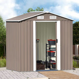 Metal Storage Shed with Lockable Door