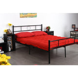 Metal Twin Bed Frame with Headboard & Footboard - Strong Steel Construction, Space-Saving Design, Easy Assembly