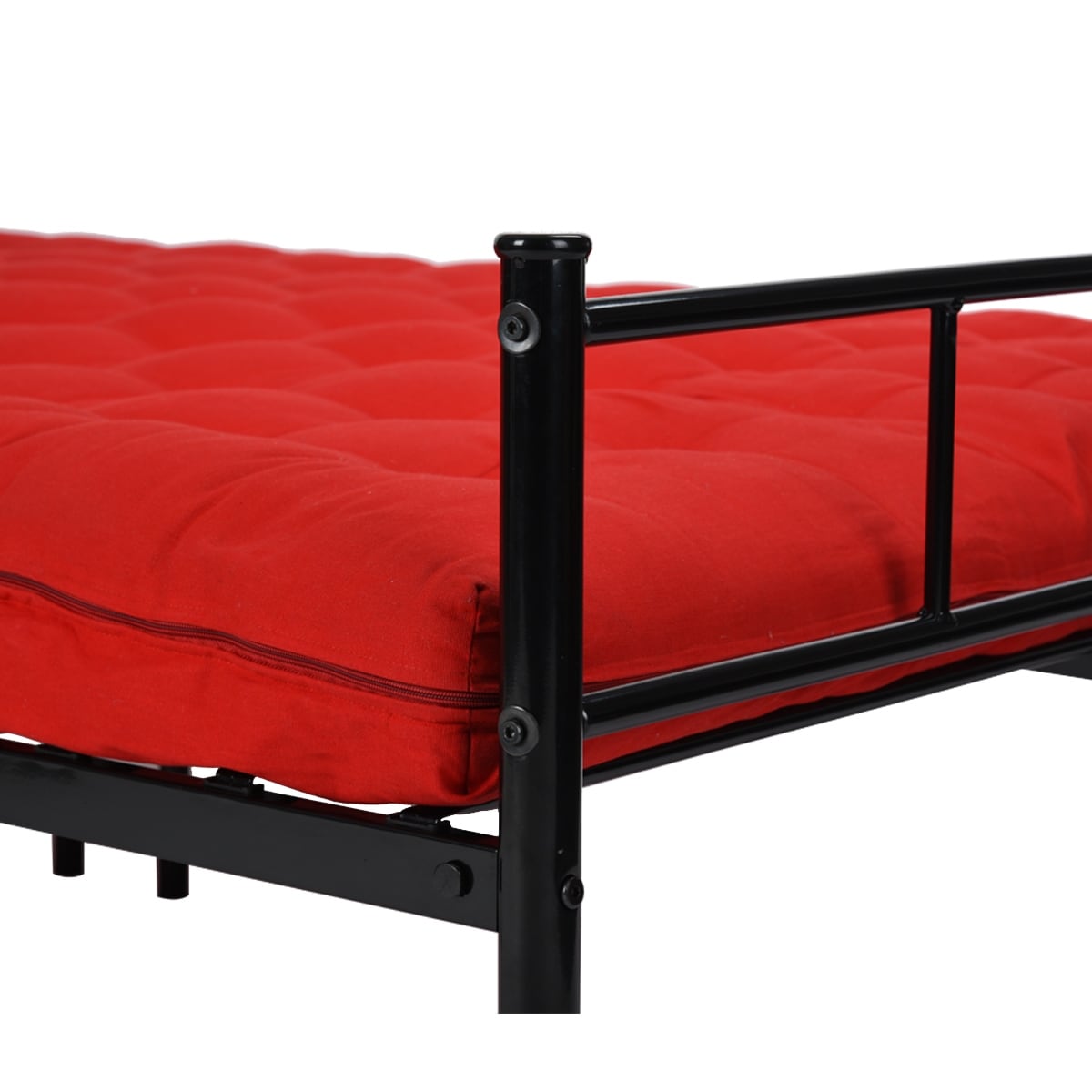 Metal Twin Bed Frame with Headboard & Footboard - Strong Steel Construction, Space-Saving Design, Easy Assembly