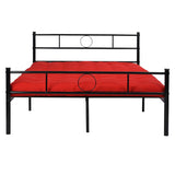 Metal Twin Bed Frame with Headboard & Footboard - Strong Steel Construction, Space-Saving Design, Easy Assembly