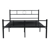 Metal Twin Bed Frame with Headboard & Footboard - Strong Steel Construction, Space-Saving Design, Easy Assembly