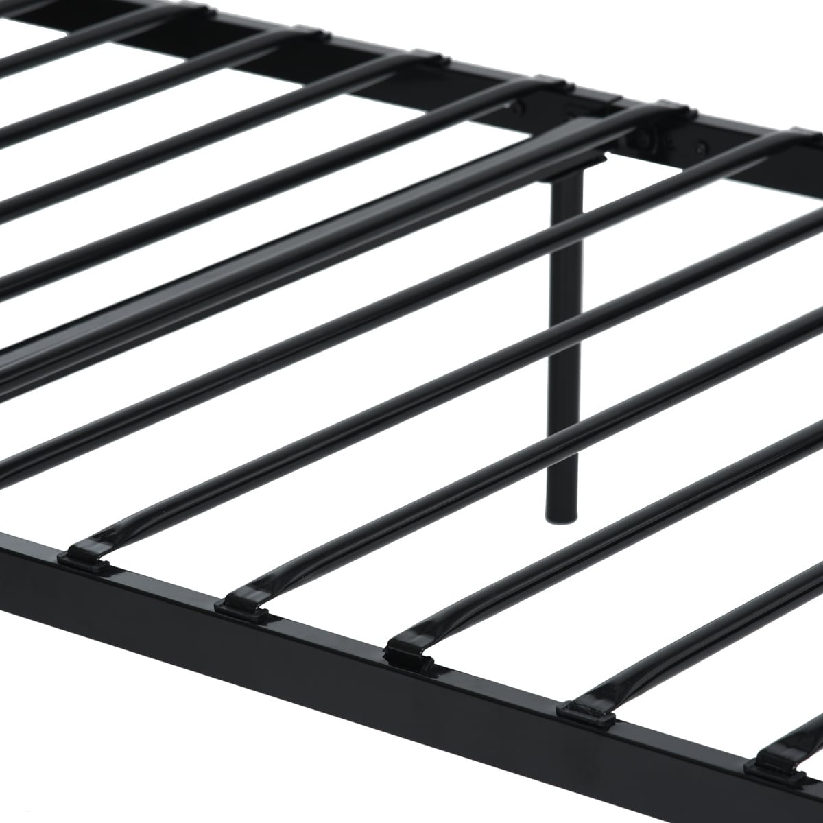 Metal Twin Bed Frame with Headboard & Footboard - Strong Steel Construction, Space-Saving Design, Easy Assembly