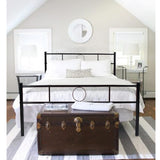 Metal Twin Bed Frame with Headboard & Footboard - Strong Steel Construction, Space-Saving Design, Easy Assembly