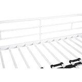 Metal Twin over Full Bunk Bed/ Heavy-duty Sturdy Metal/ Noise Reduced/ Safety Guardrail/No Box Spring Needed
