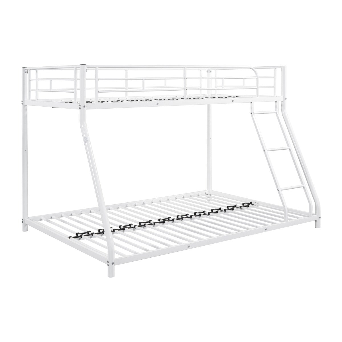 Metal Twin over Full Bunk Bed/ Heavy-duty Sturdy Metal/ Noise Reduced/ Safety Guardrail/No Box Spring Needed