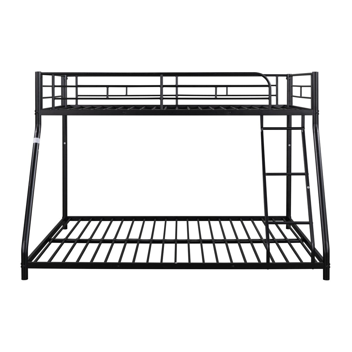 Metal Twin over Full Bunk Bed/ Heavy-duty Sturdy Metal/ Noise Reduced/ Safety Guardrail/No Box Spring Needed