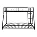 Metal Twin over Full Bunk Bed/ Heavy-duty Sturdy Metal/ Noise Reduced/ Safety Guardrail/No Box Spring Needed